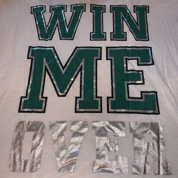 Like new!! Victoria’s Secret PINK Jets T-Shirt - Picture 4 of 6